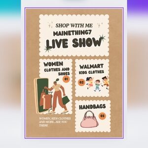 WOMEN CLOTHES HANDBAGS AND WALMART KIDS CLOTHES - SHOWTIME WED 10/16 - 9:30 EST